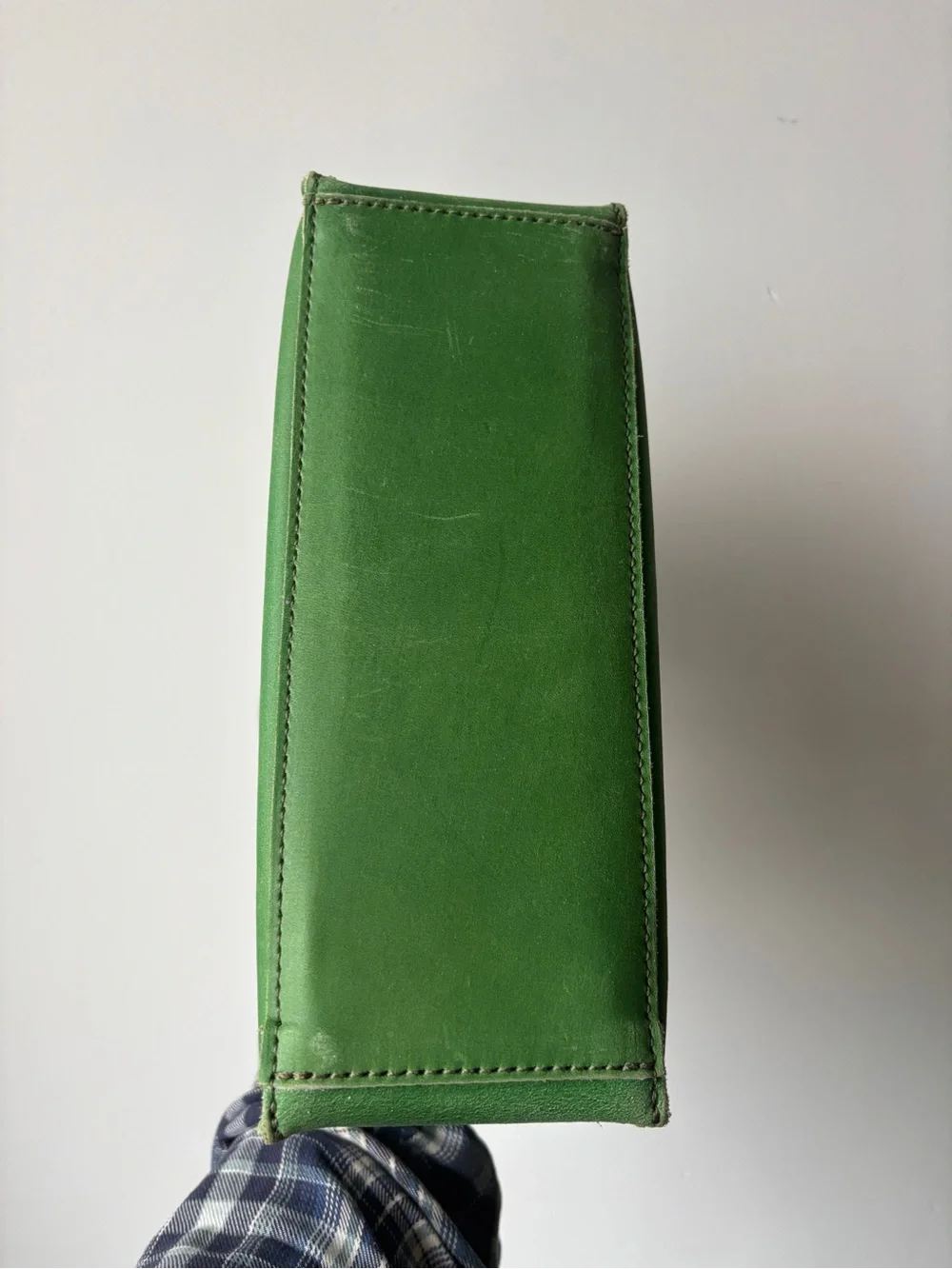 Parker Clay Avila Green Leather Mini Tote Bag
